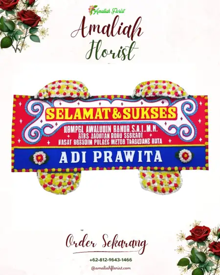 Papan Bunga Ucapan Selamat Cililin